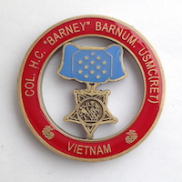 Click to see more information on the Barnum Challenge Coin