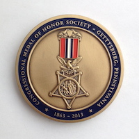 Click to see more information on the Gettysburg Challenge Coin